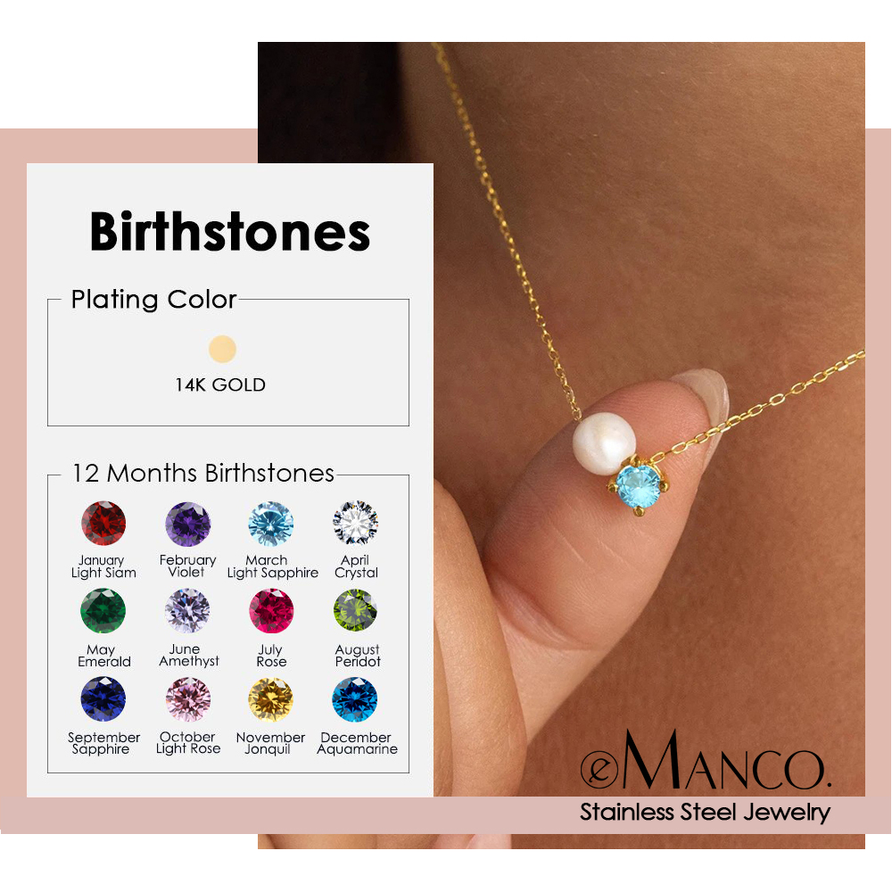 EMANCO Fashion Imitatieparels  - Birth Flower Necklace recensie en prijs