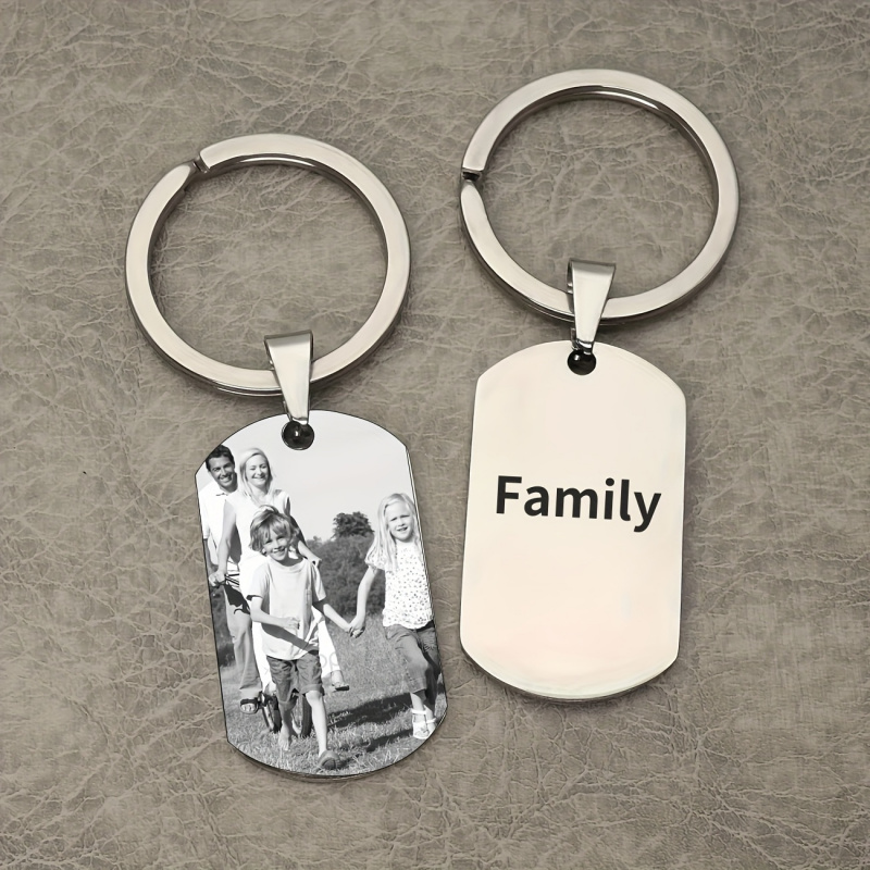Aangepaste foto sleutelhanger  - Initial Ring Custom recensie en prijs