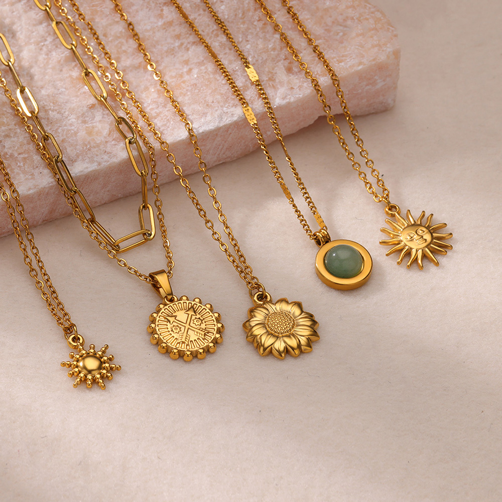 Rvs Geometrische Ketting Voor  - Birth Flower Necklace recensie en prijs