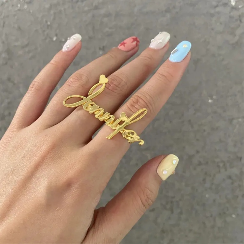 LeeChee Gepersonaliseerde Ring - Initial Ring Custom recensie en prijs